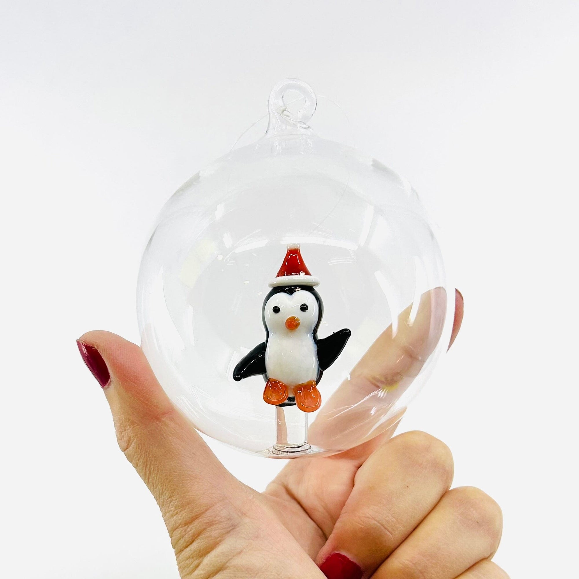 Glass Icon Ornament, Penguin ICHENDORF 