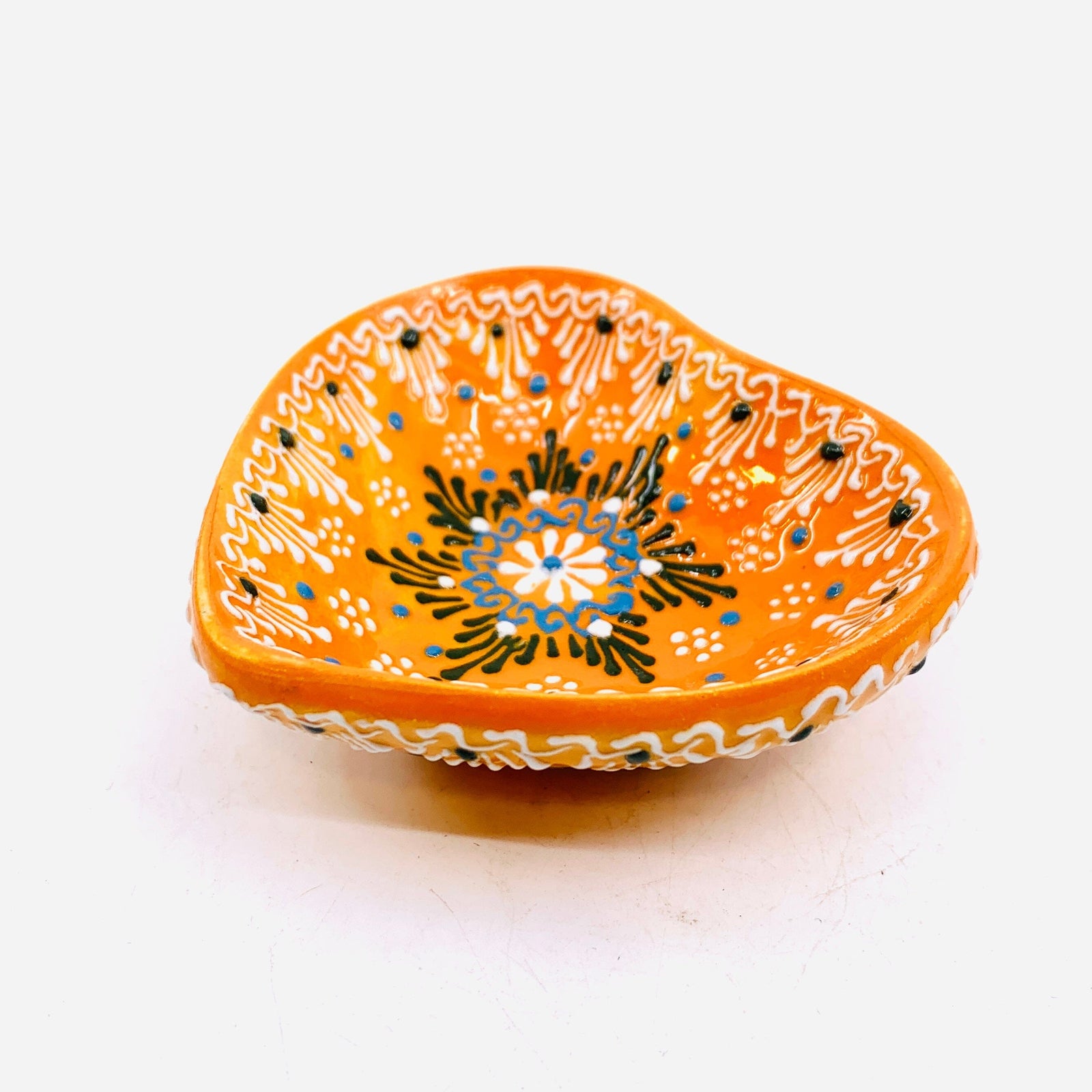 Heart Design Handmade Turkish Bowl 33 Decor Natto USA 