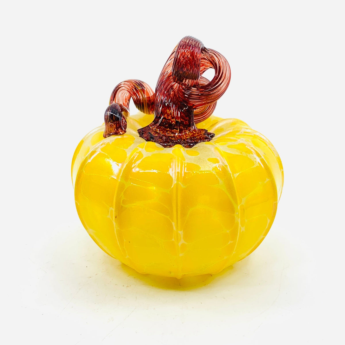 Daily Glow Pumpkin 3904 Fall Squat Gabby Luke Adams Glass Blowing Studio 