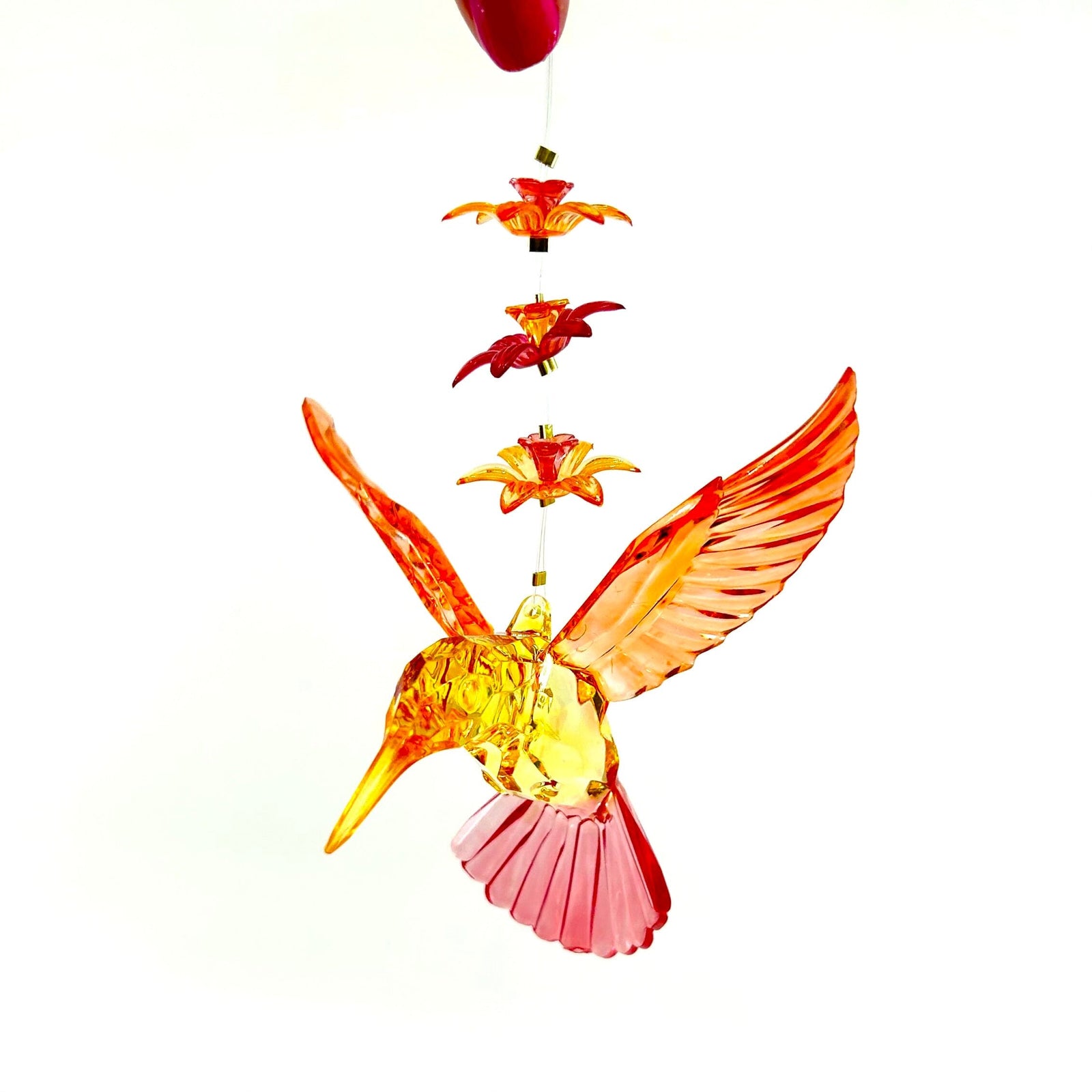 Blossom Hummingbird Crystal Ornament, 7 Ornament GANZ 