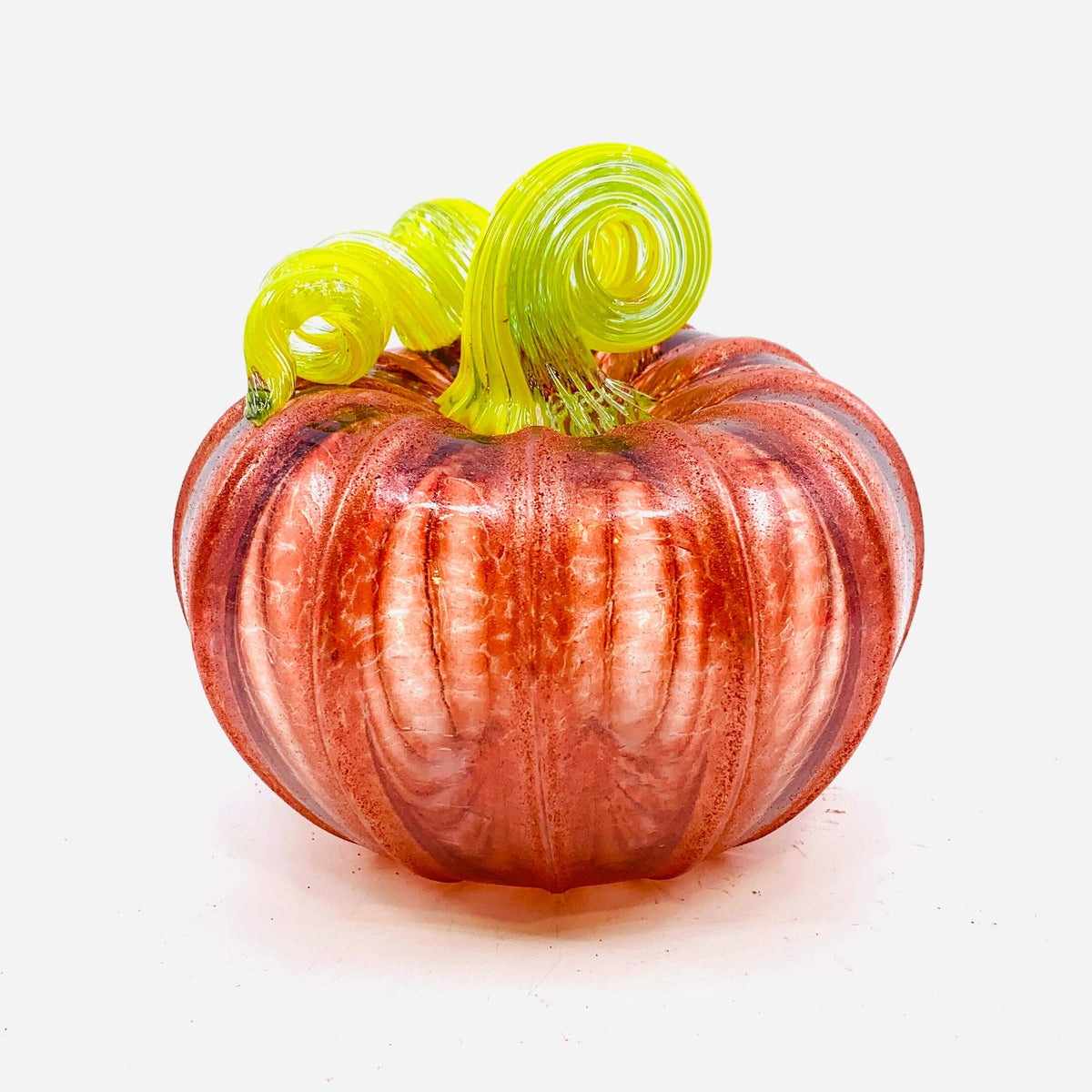 Daily Pumpkin 3873 Fall Shimmer Squat Gabby Luke Adams Glass Blowing Studio 