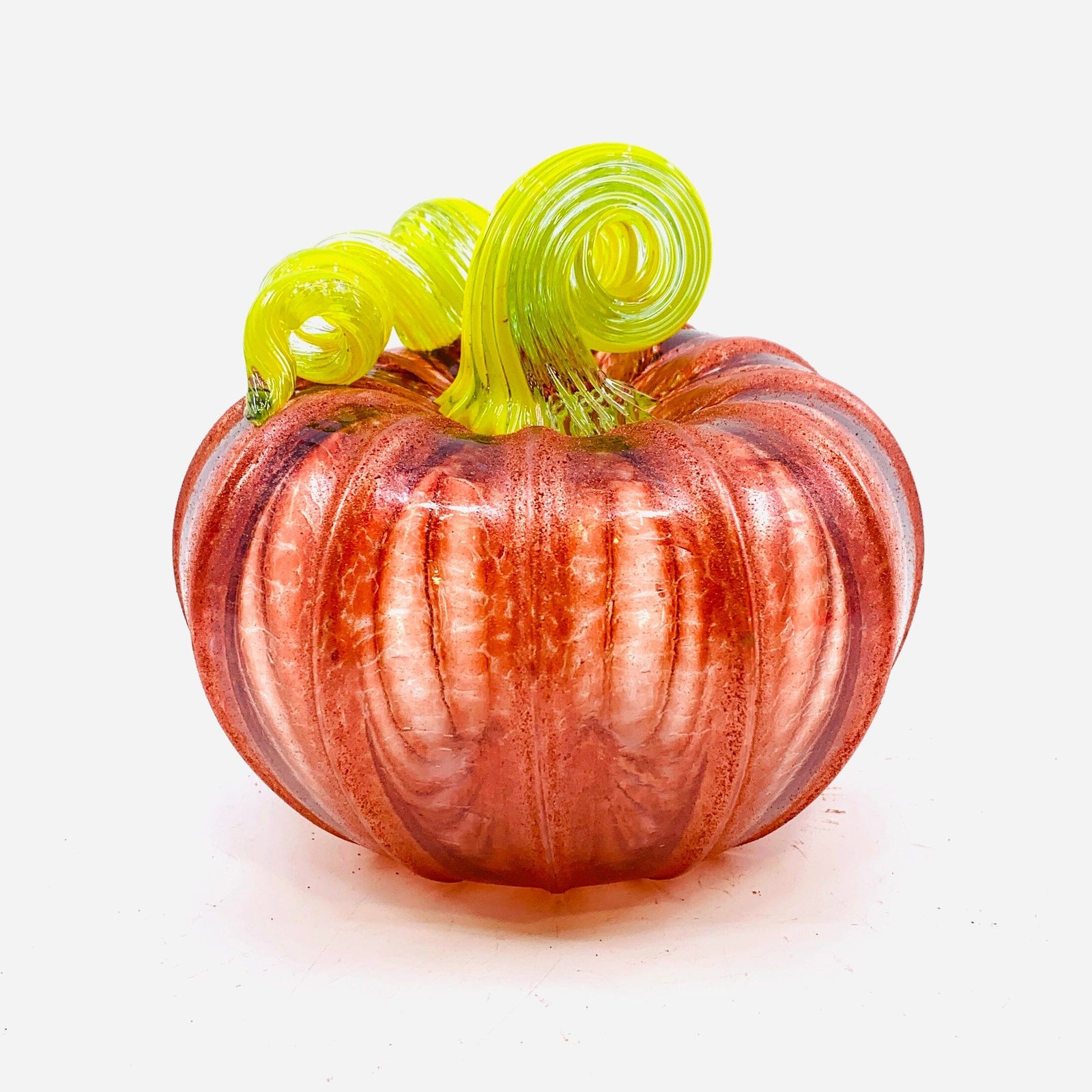 Daily Pumpkin 3873 Fall Shimmer Squat Gabby Luke Adams Glass Blowing Studio 