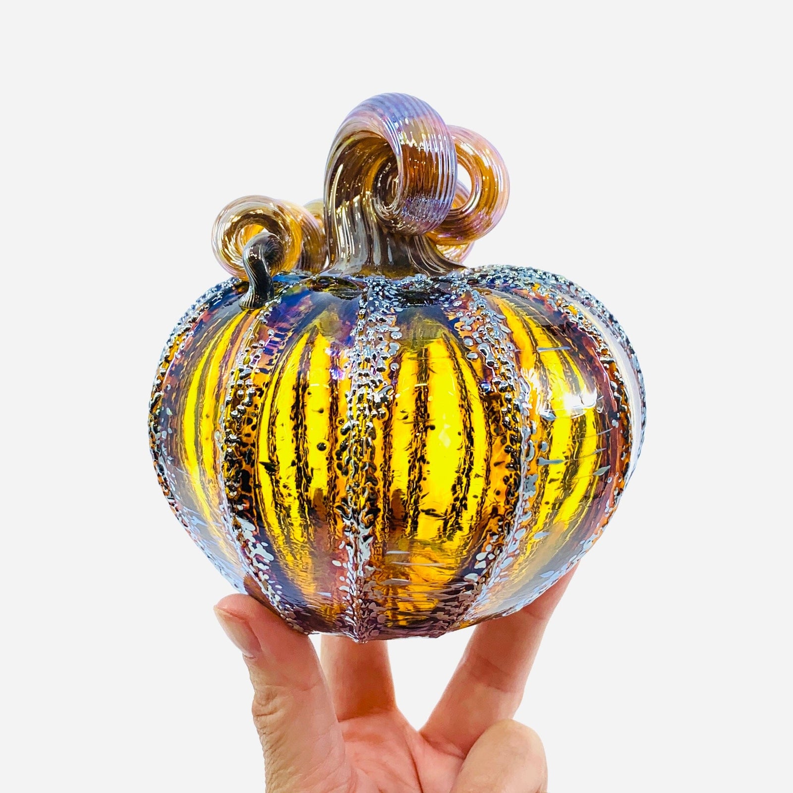 Daily Pumpkin 2022 Squat Gabby Luke Adams Glass Blowing Studio 