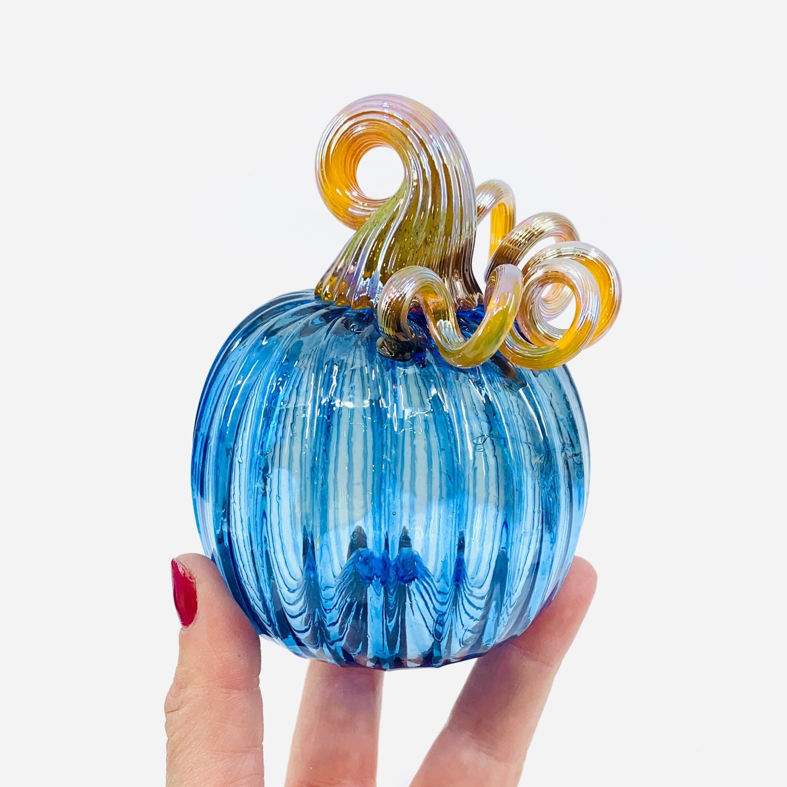 Daily Pumpkin 1975 Mini Gabby Luke Adams Glass Blowing Studio 