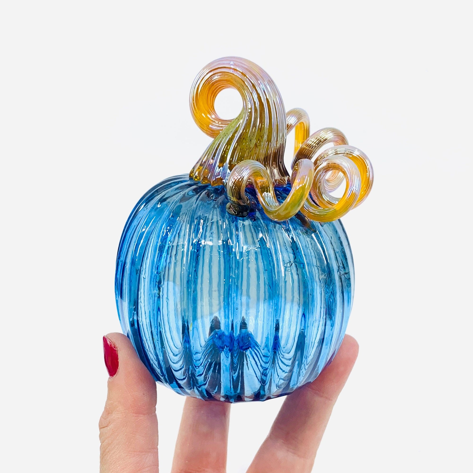 Daily Pumpkin 1975 Mini Gabby Luke Adams Glass Blowing Studio 