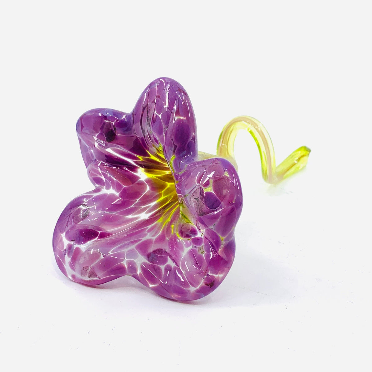 Pulled Glass Flower 14 Decor Luke Adams Glass Blowing Studio 