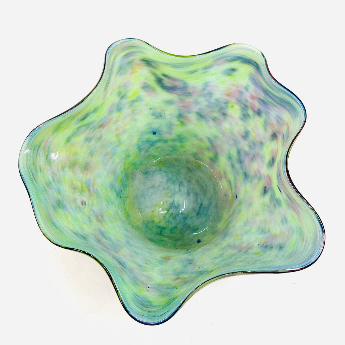 Spring Confetti Floppy Vase Decor Luke Adams Glass Blowing Studio 