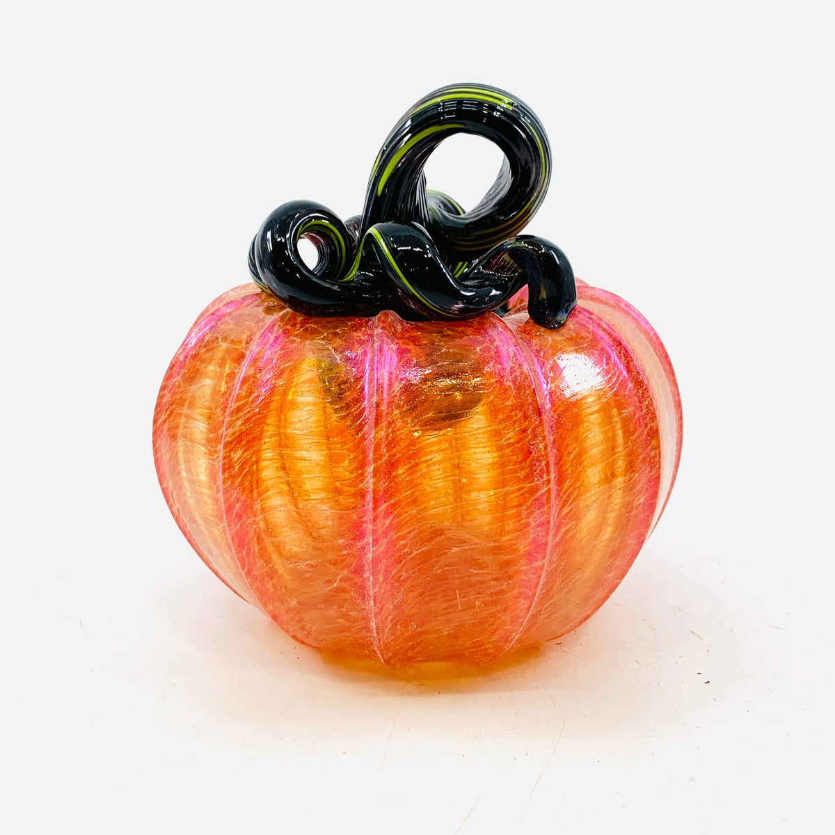 Daily Pumpkin 56 Fall Shimmer Squat Daily Pumpkin Luke Adams Glass Blowing Studio 
