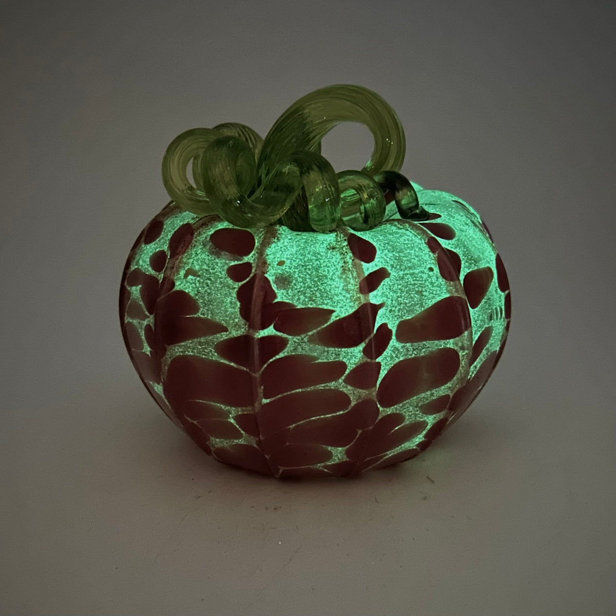 Daily Glow Pumpkin 3906 Fall Squat Gabby Luke Adams Glass Blowing Studio 