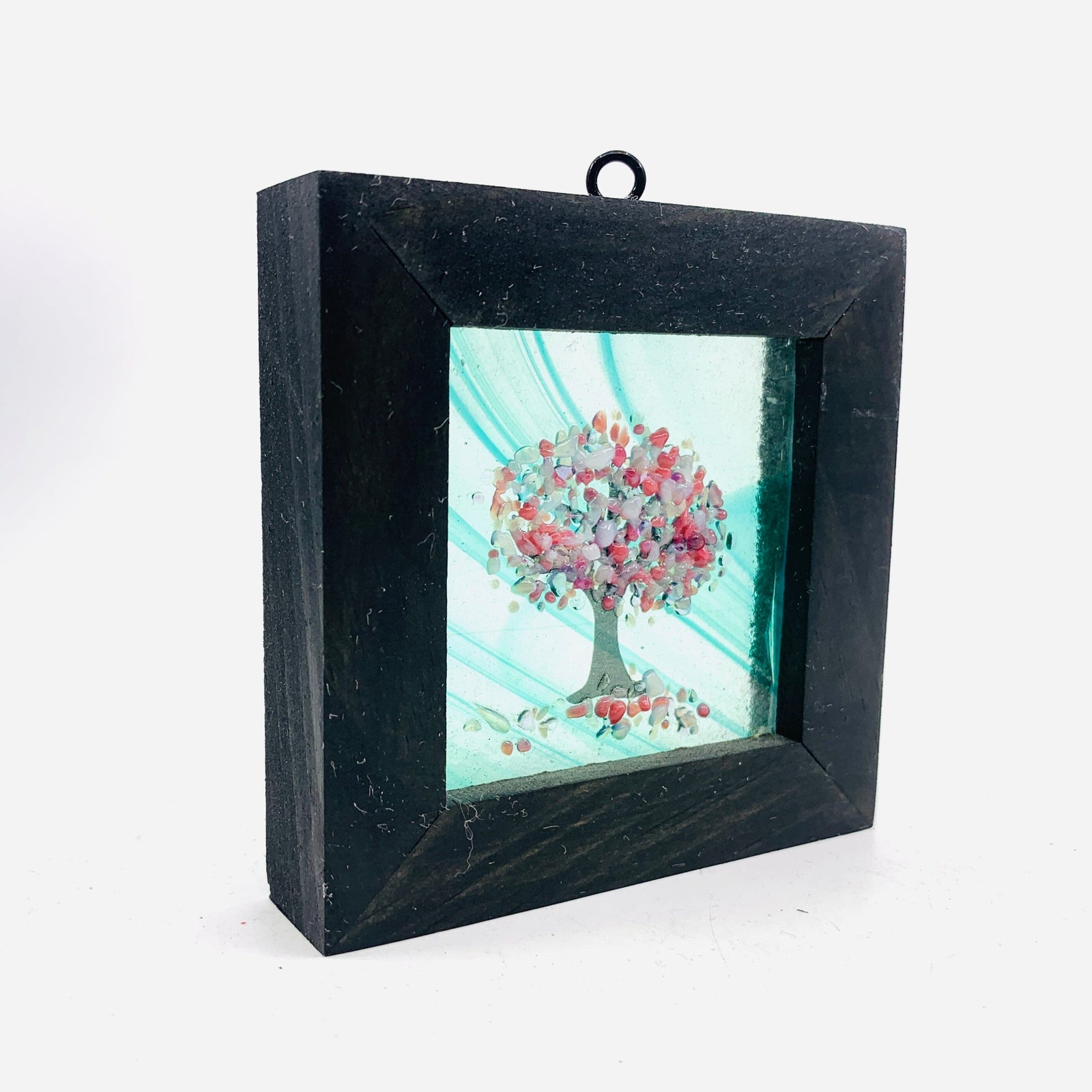 Fused Glass Tree of Life Shadow Box 41 Decor Glimmer Glass Gifts 