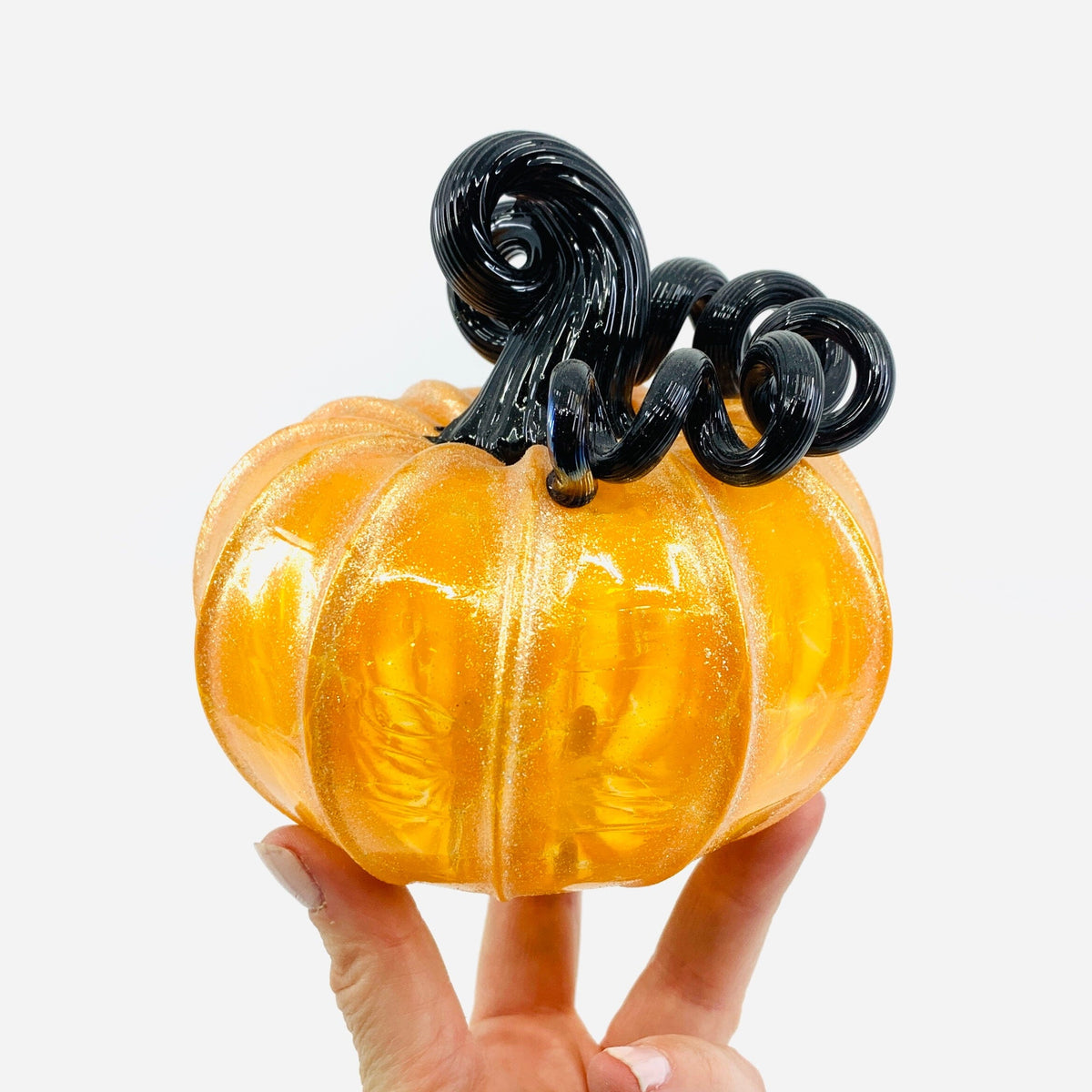 Daily Pumpkin 3748 Squat Gabby Luke Adams Glass Blowing Studio 