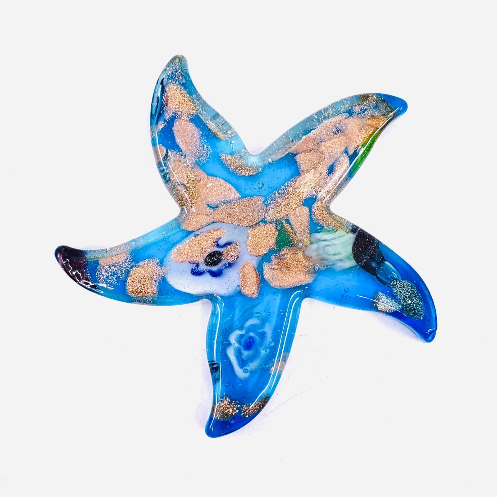Pocket Glitter Starfish, Blue Miniature gift essentials 