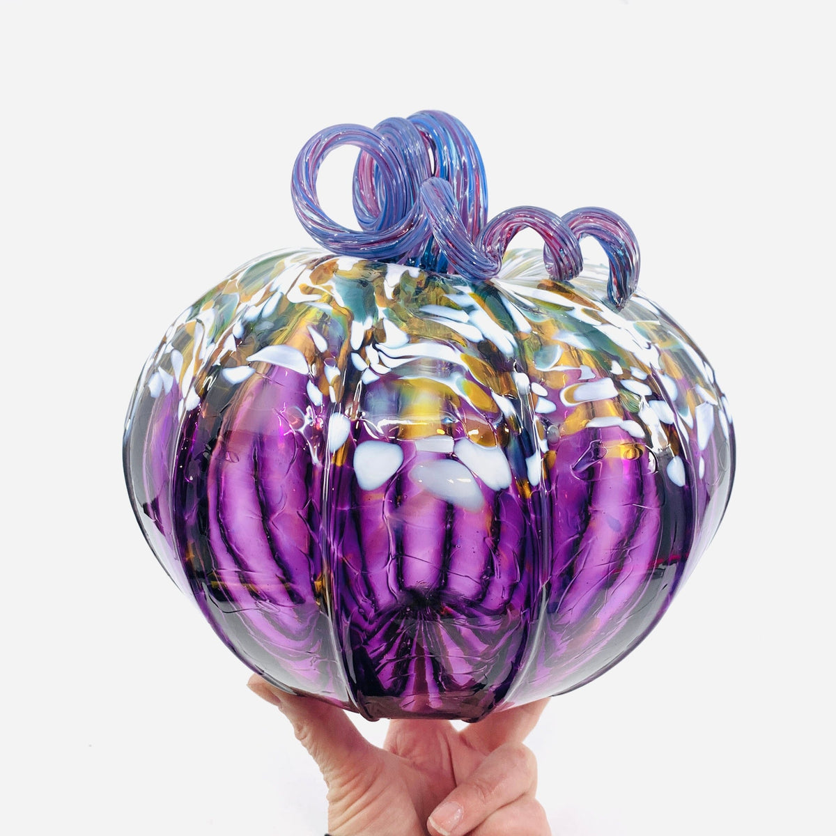 Daily Pumpkin 3277 Large Gabby Luke Adams Glass Blowing Studio 