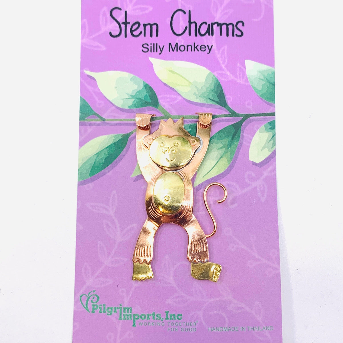 Stem Charms 13, Silly Monkey Miniature Pilgrim Imports 