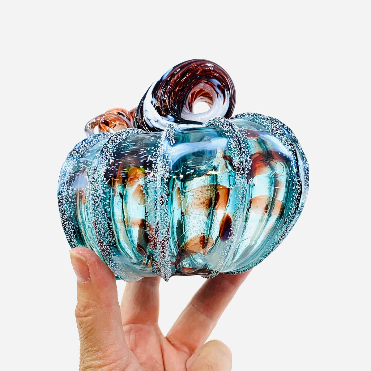 Daily Pumpkin 2917 Oops Squat Gabby Luke Adams Glass Blowing Studio 