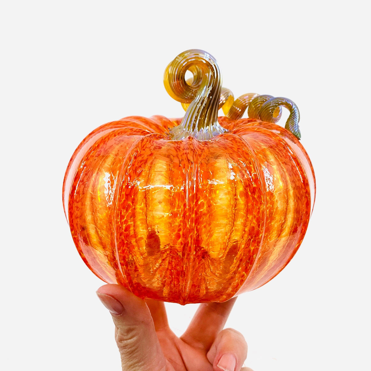 Daily Pumpkin 1240 Squat Daily Pumpkin Luke Adams Glass Blowing Studio 