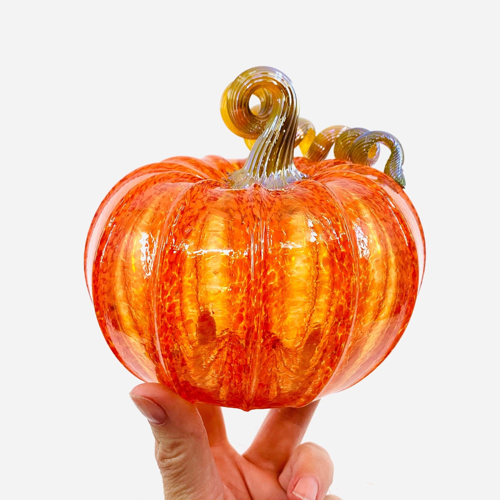 Daily Pumpkin 1240 Squat Daily Pumpkin Luke Adams Glass Blowing Studio 