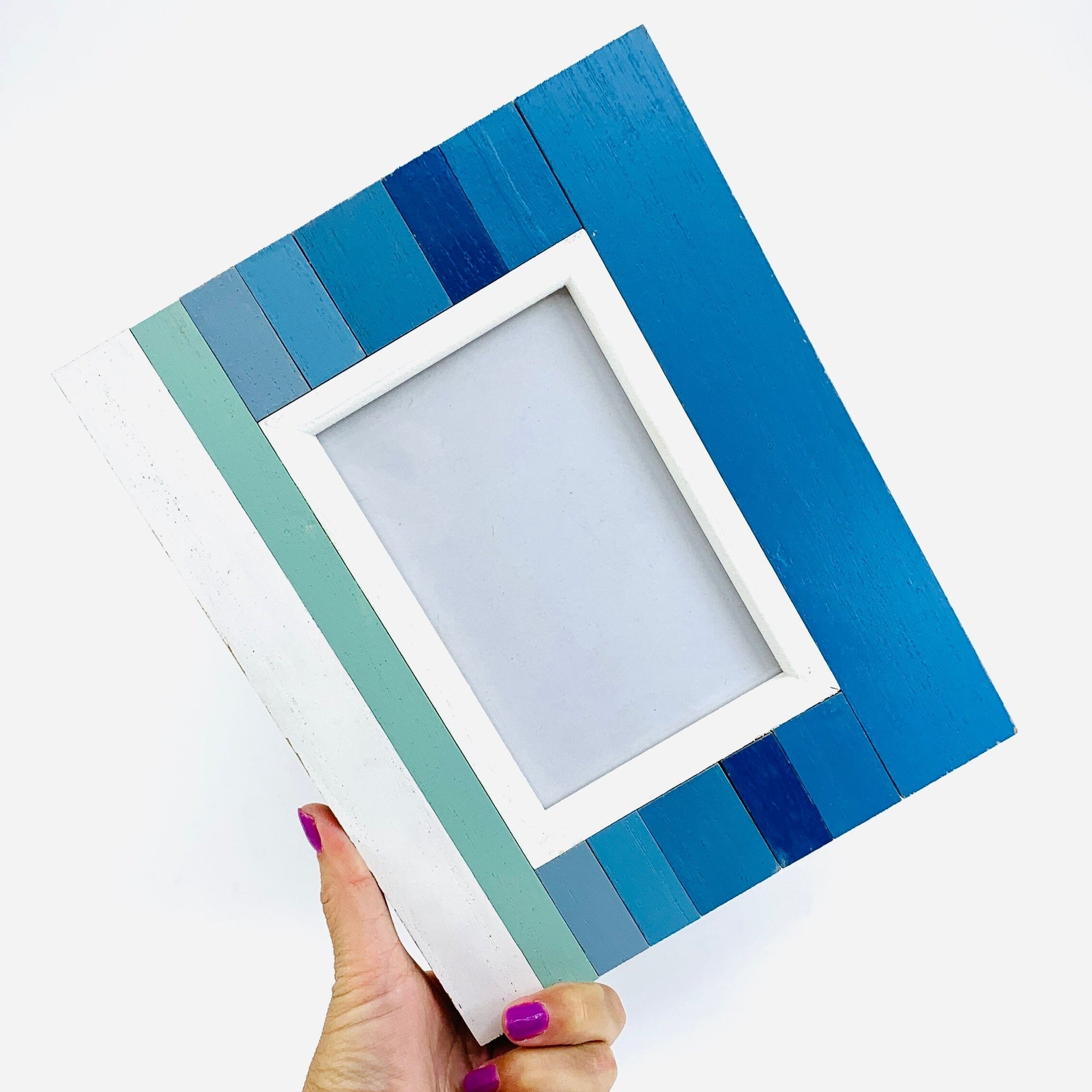 Blue Tone Frame, Small 4X6 Decor Chesapeake Bay 