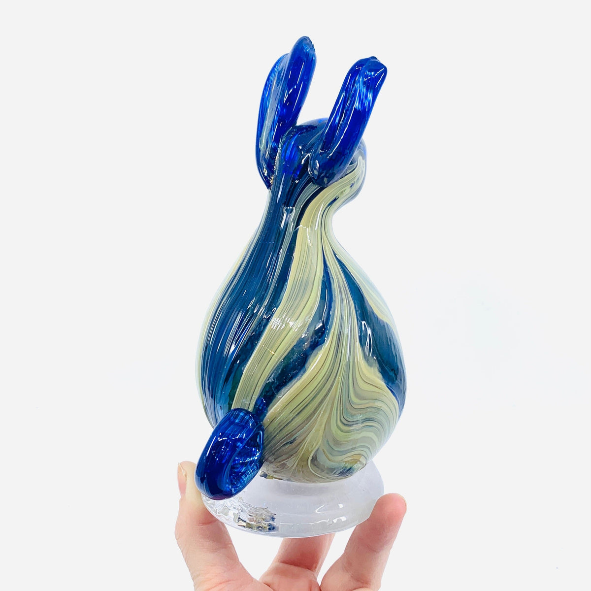 Daily Bunny 63 - Marble Gabby Luke Adams Glass Blowing Studio 