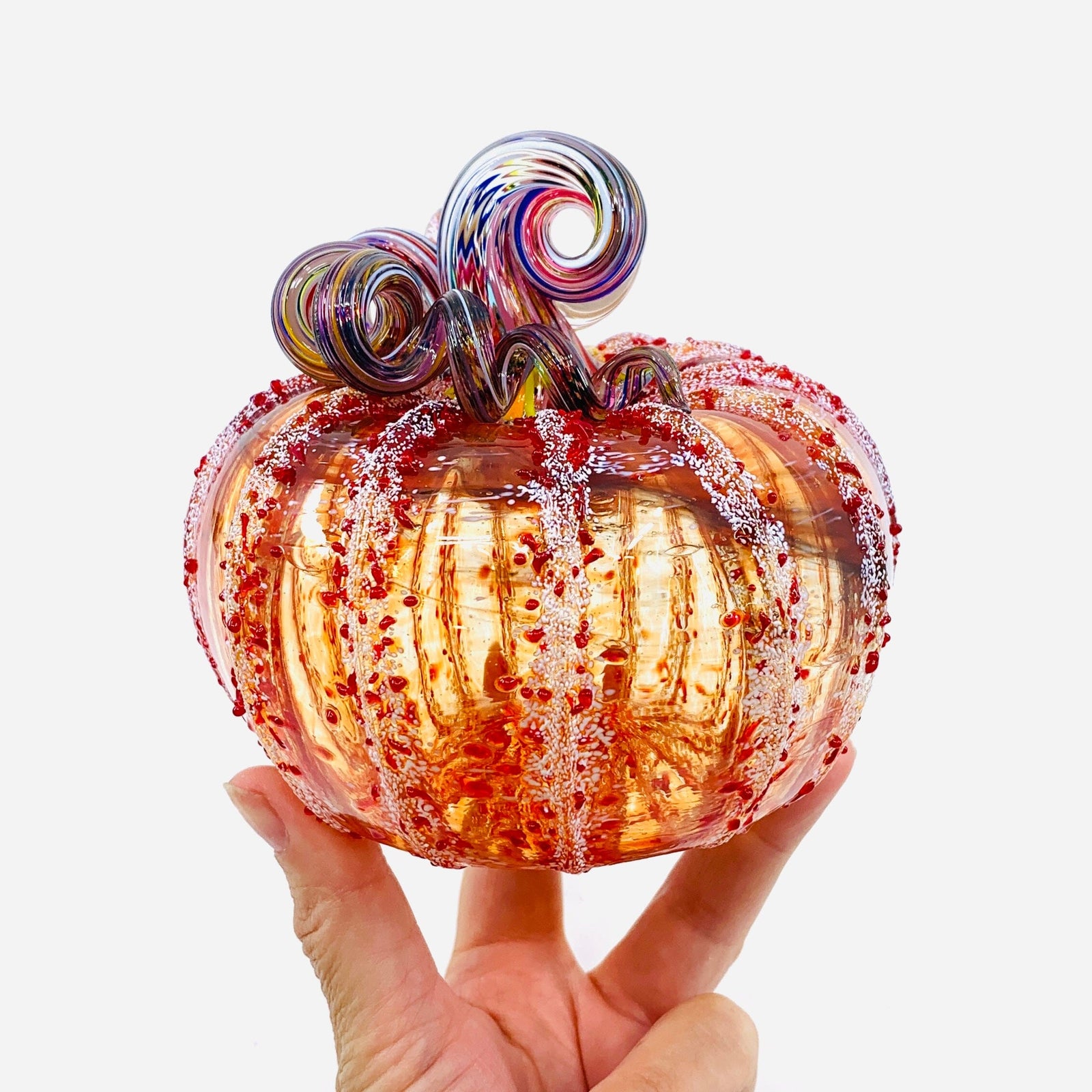 Daily Pumpkin 2297 Squat Gabby Luke Adams Glass Blowing Studio 