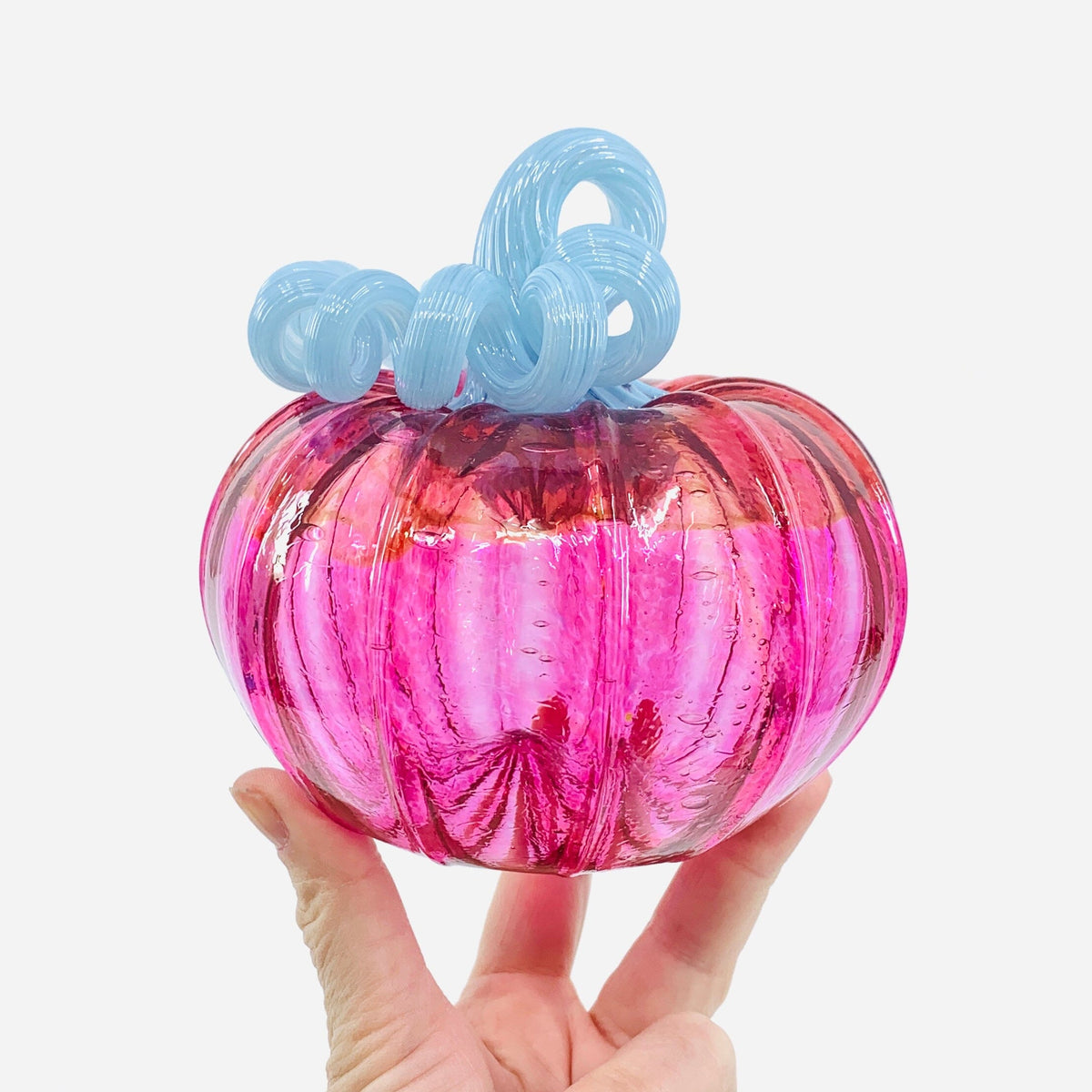 Blush and Bluebell Squat Inspo Luke Adams Glass Blowing Studio 