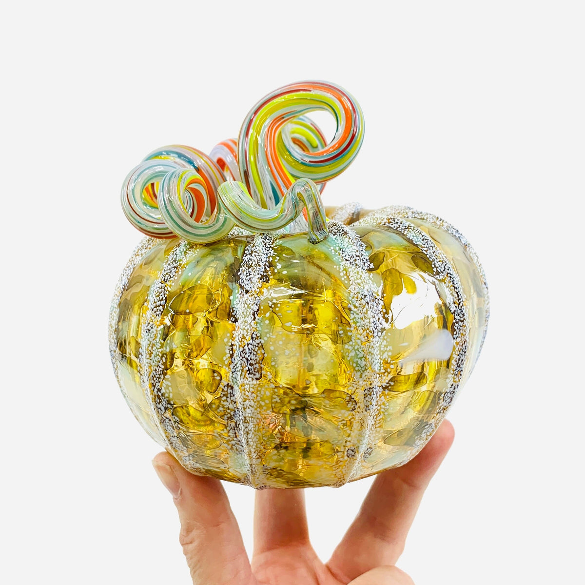 Daily Pumpkin 1055 Squat Gabby Luke Adams Glass Blowing Studio 