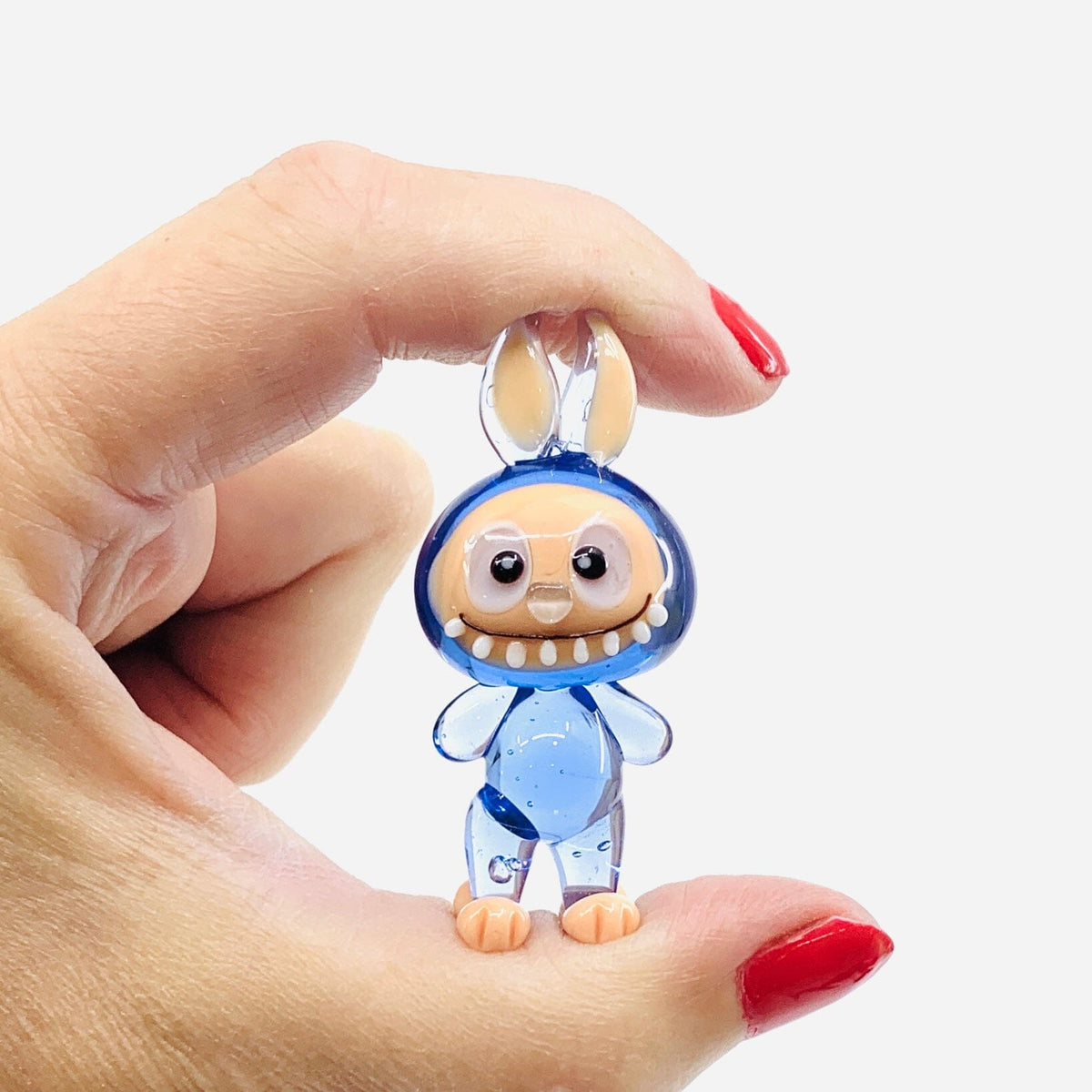 Glass Labubu Monsters, Blue Alex 