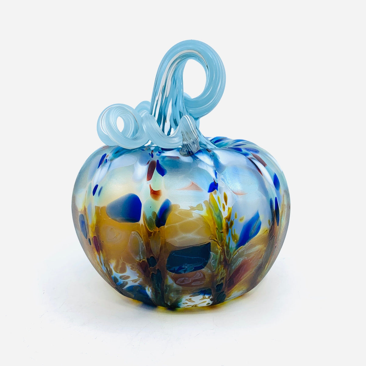 Daily Pumpkin 604 Coastal Matte Squat Gabby Luke Adams Glass Blowing Studio 