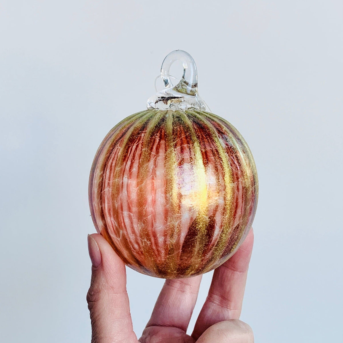 Cranberry Shimmer Ornament James Bilodeau 