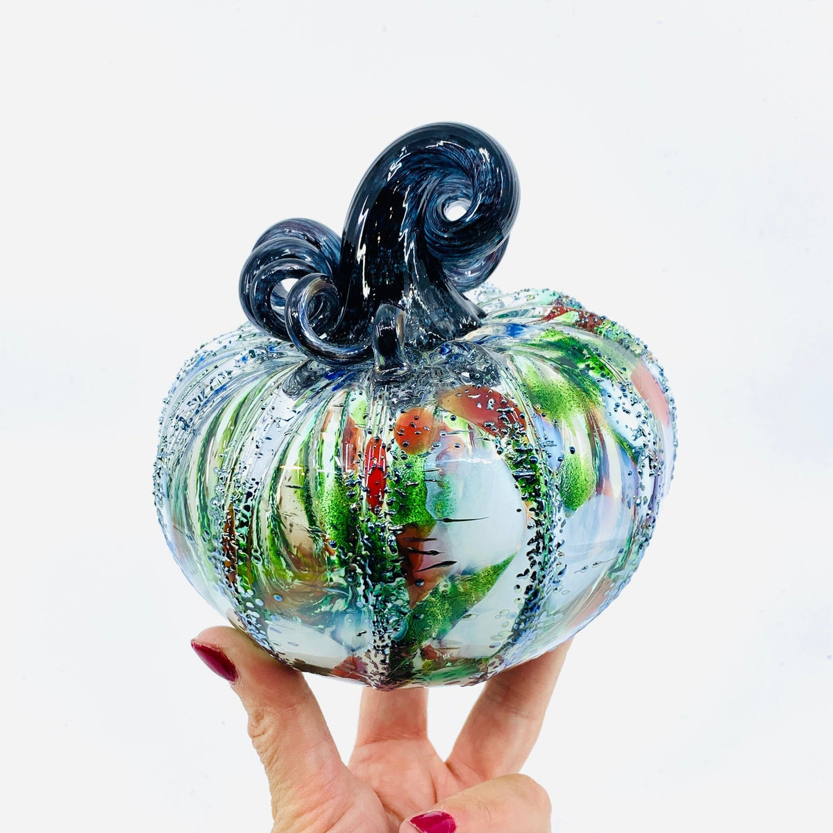 Daily Pumpkin 2082 Holiday Squat Gabby Luke Adams Glass Blowing Studio 