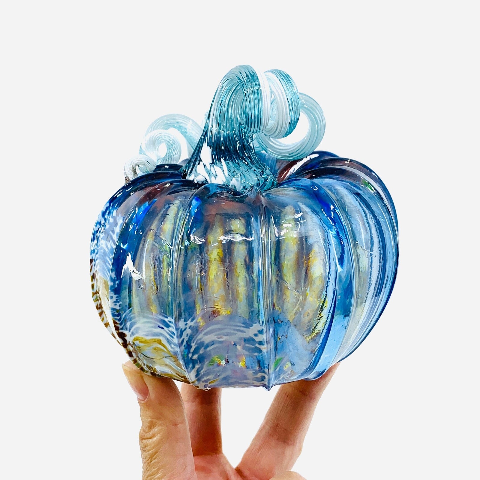 Daily Pumpkin 2252 Oops Squat Gabby Luke Adams Glass Blowing Studio 