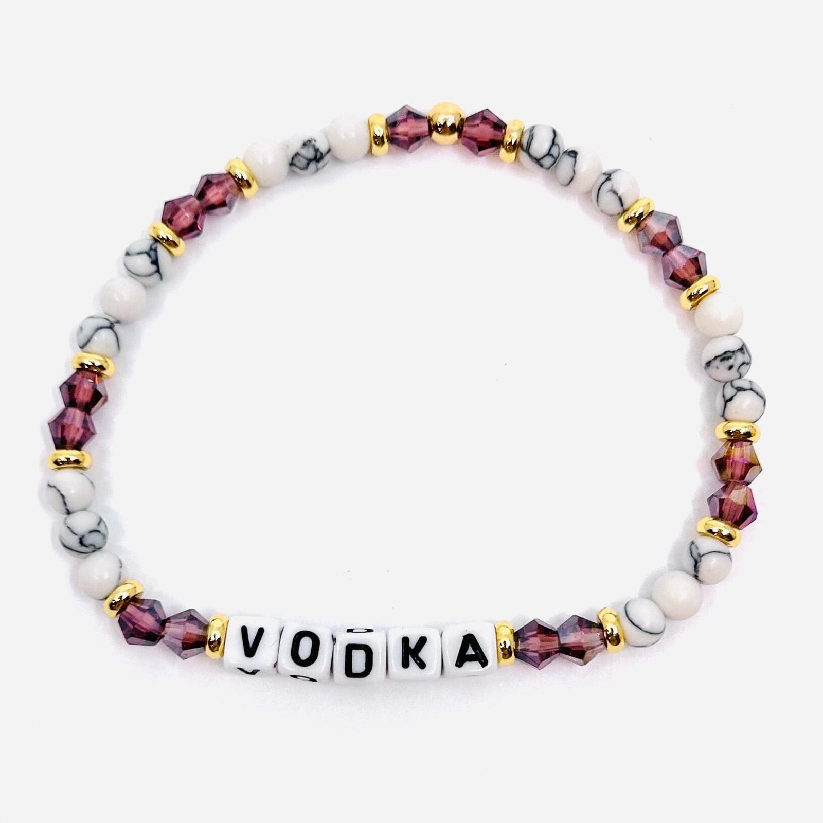 Stackable Wine Friendship Bracelets - Vodka - 