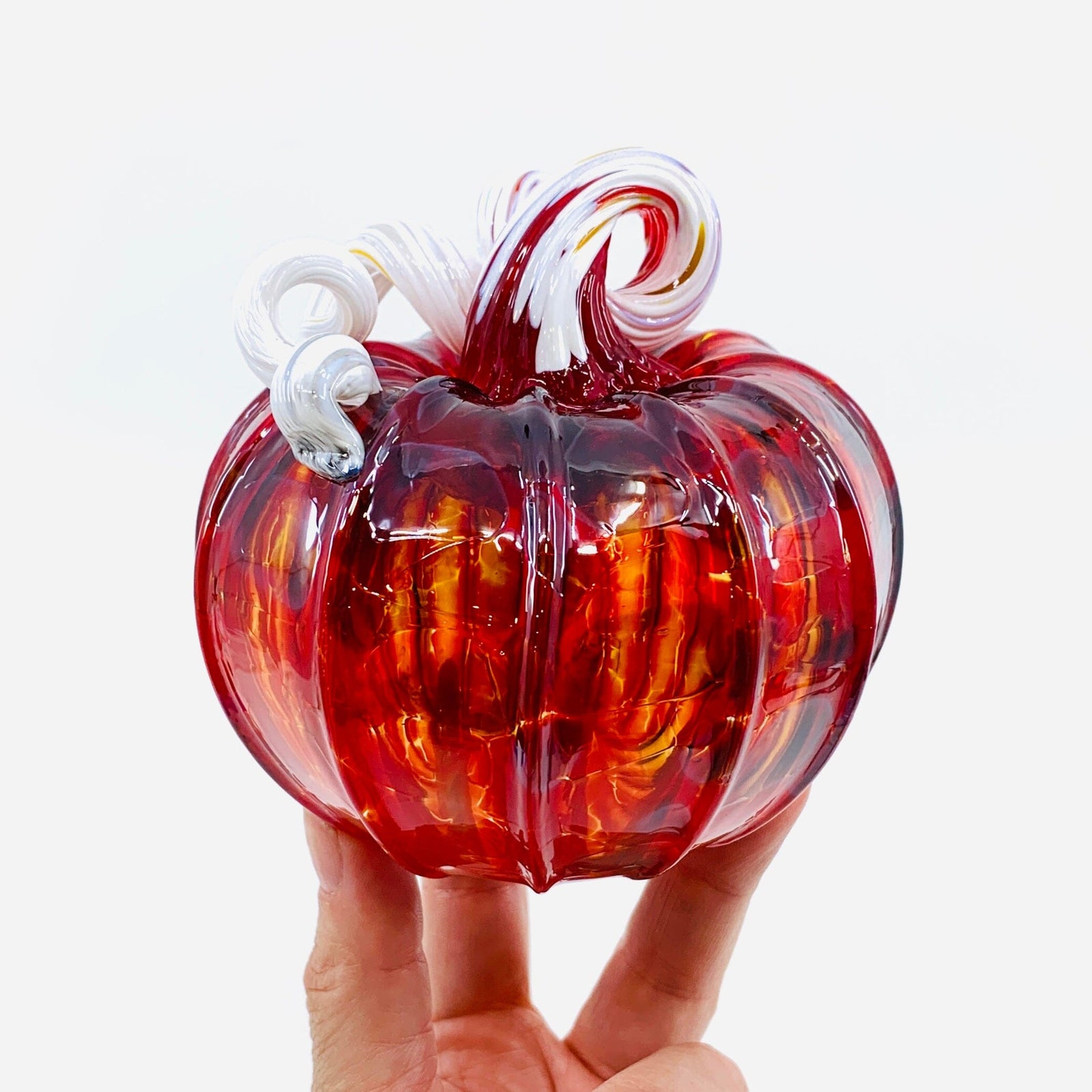 Daily Pumpkin 1636 Dessert Squat Gabby Luke Adams Glass Blowing Studio 