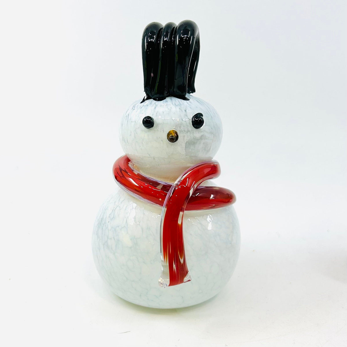 Daily Pumpkin 1889 Snowman “Elvis” Gabby Luke Adams Glass Blowing Studio 