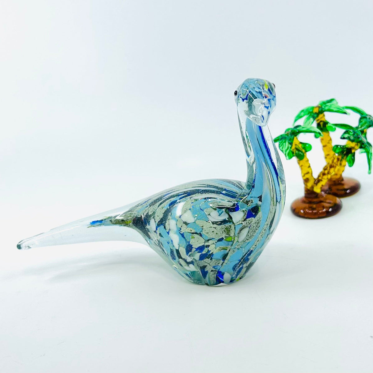 Glass Dinosaur Statue Decor Chesapeake Bay 