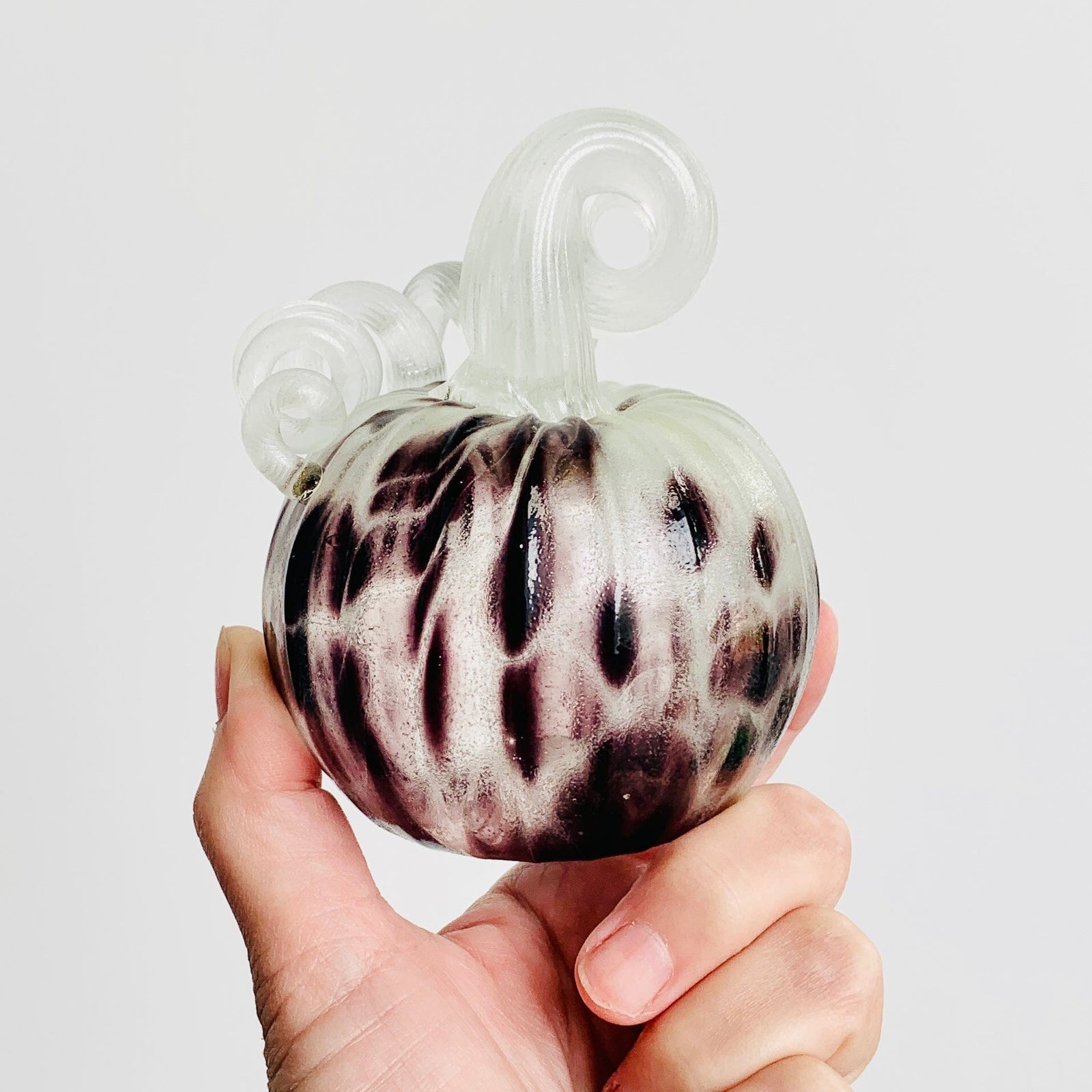 Ghostly Glow Mini Pumpkin Inspo Luke Adams Glass Blowing Studio 