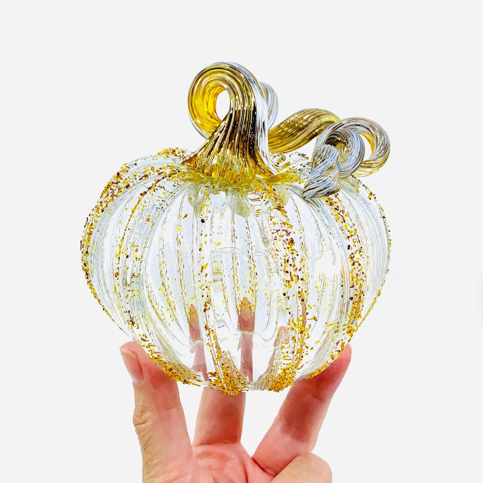Daily Pumpkin 2558 Squat Gabby Luke Adams Glass Blowing Studio 