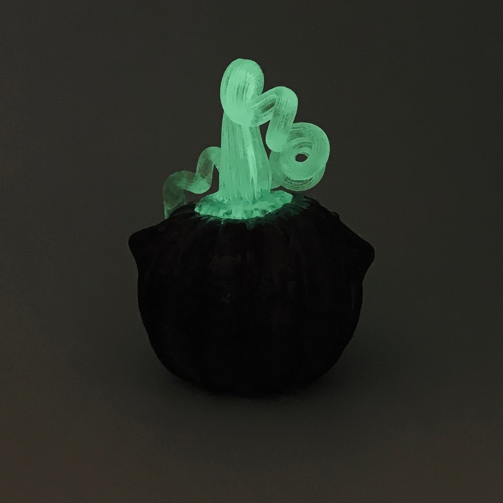 Daily Glow Catkin 1238 Daily Pumpkin Luke Adams Glass Blowing Studio 