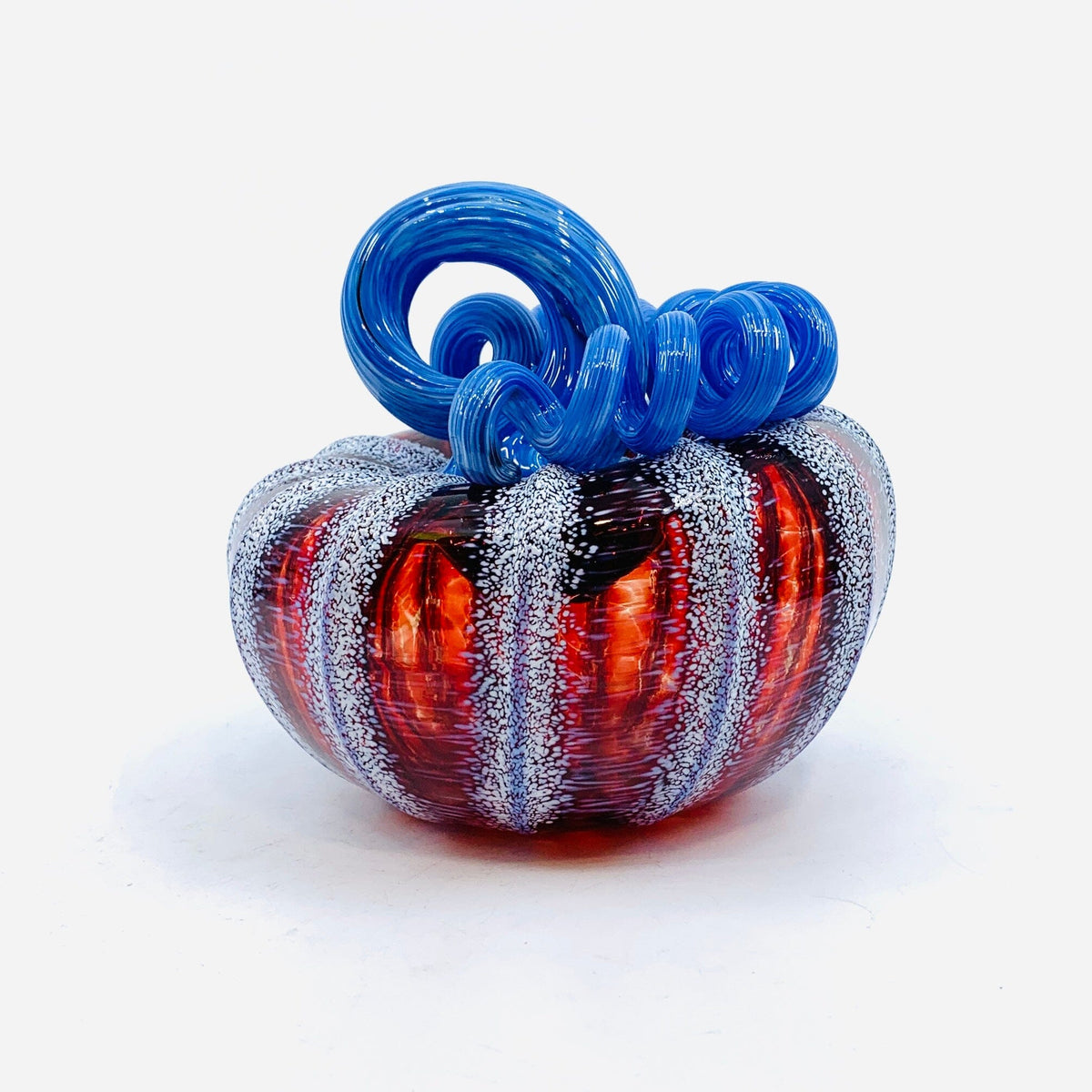 Daily Pumpkin 863 “Oops” Squat Gabby Luke Adams Glass Blowing Studio 