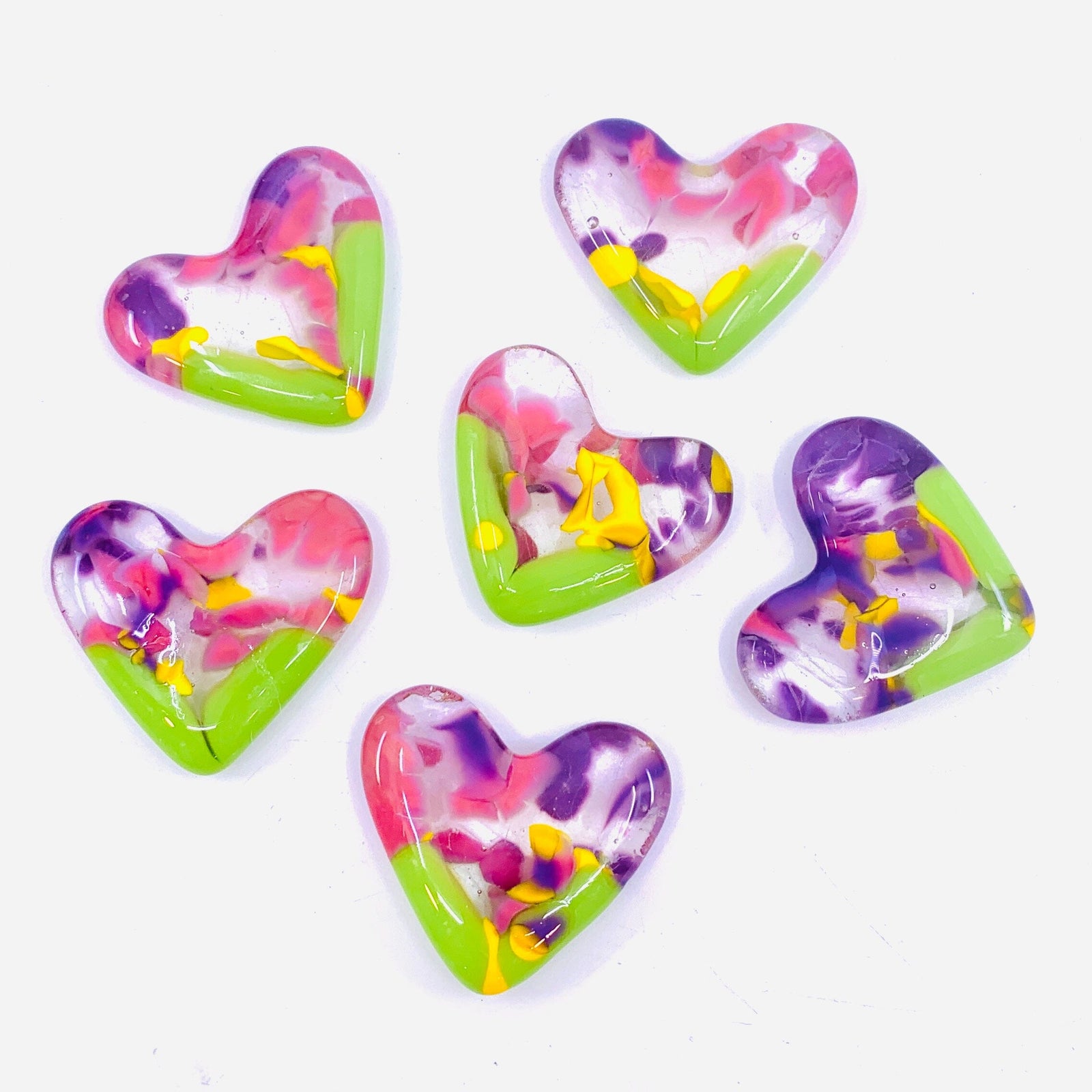 Fused Pocket Heart, Easter Peeps Ltd Edition Miniature Jean 