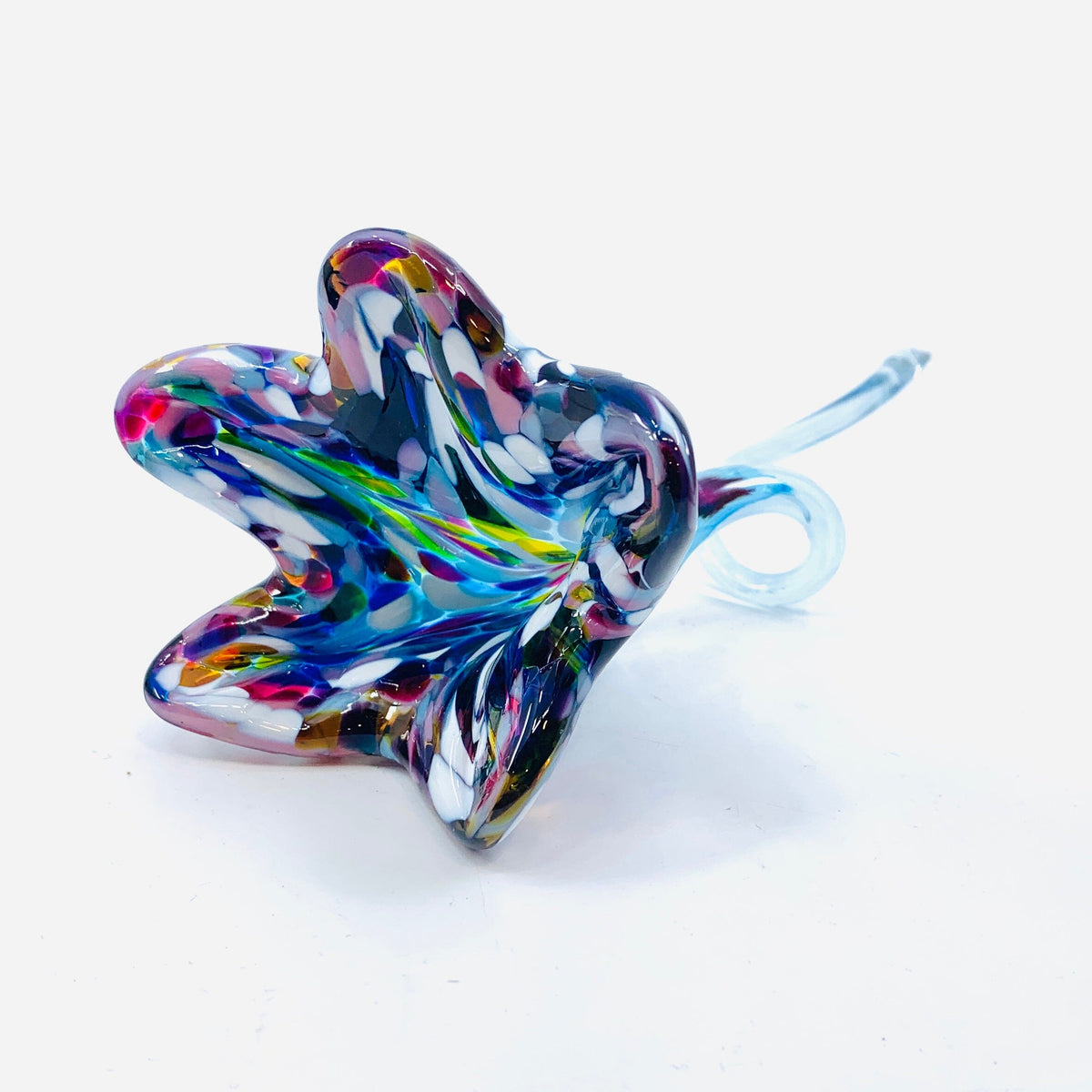 Pulled Glass Flower 37 Decor Luke Adams Glass Blowing Studio 