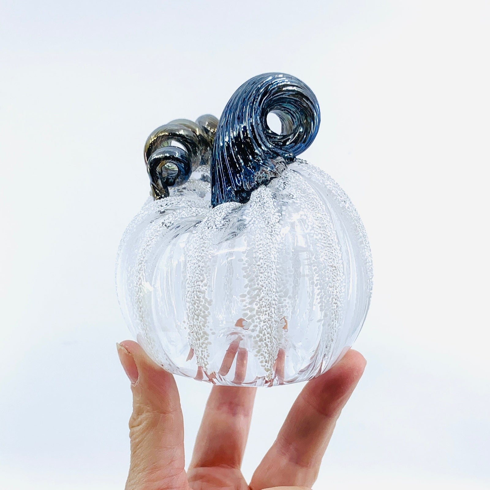Daily Pumpkin 1591 Oops Mini Gabby Luke Adams Glass Blowing Studio 