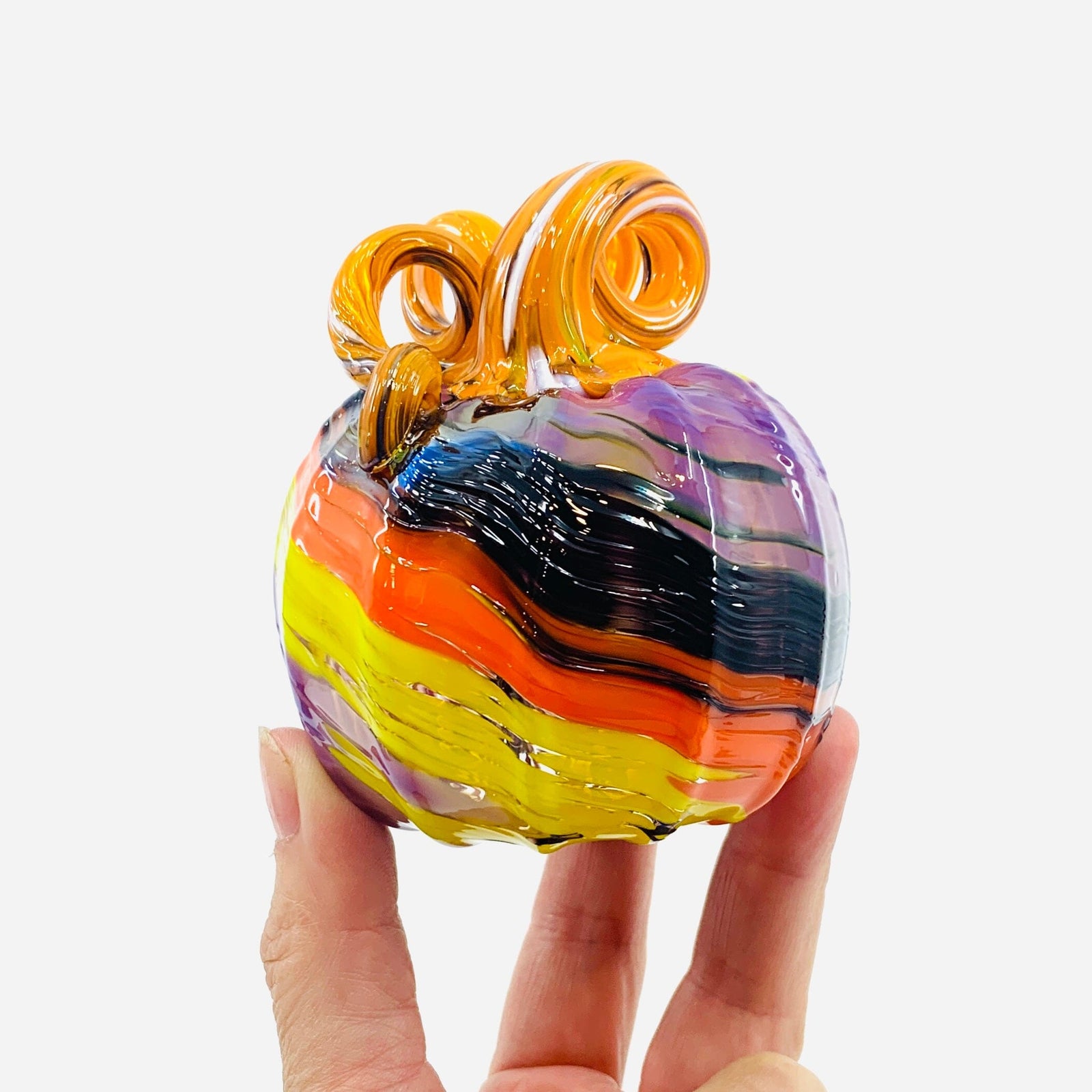 Daily Pumpkin 3405 Mini Gabby Luke Adams Glass Blowing Studio 