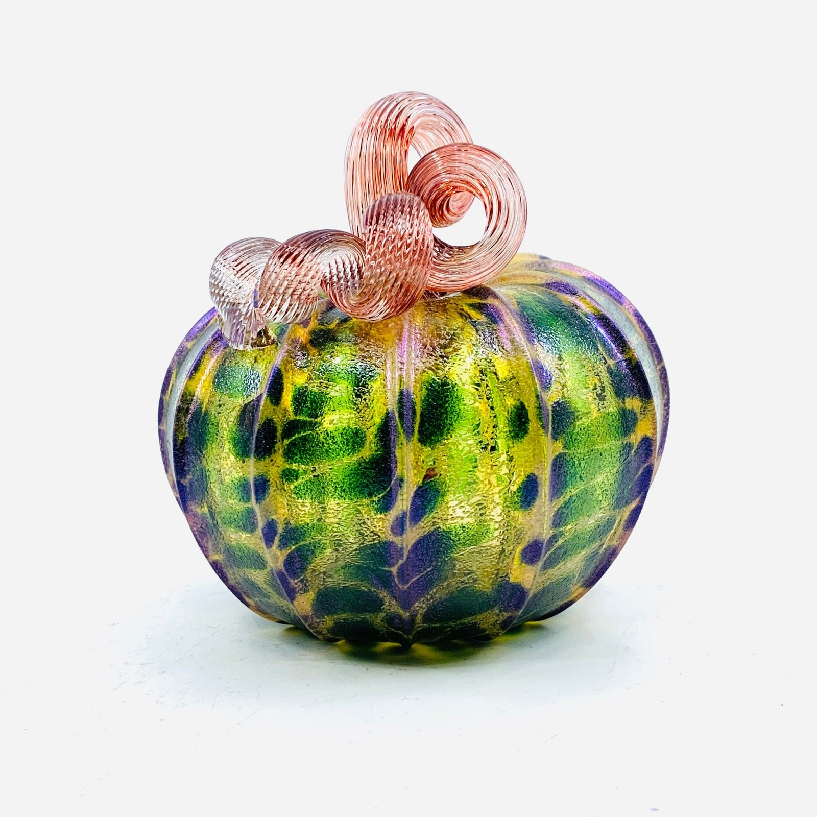 Daily Pumpkin 263 Fall Shimmer Jumbo Squat Daily Pumpkin Luke Adams Glass Blowing Studio 