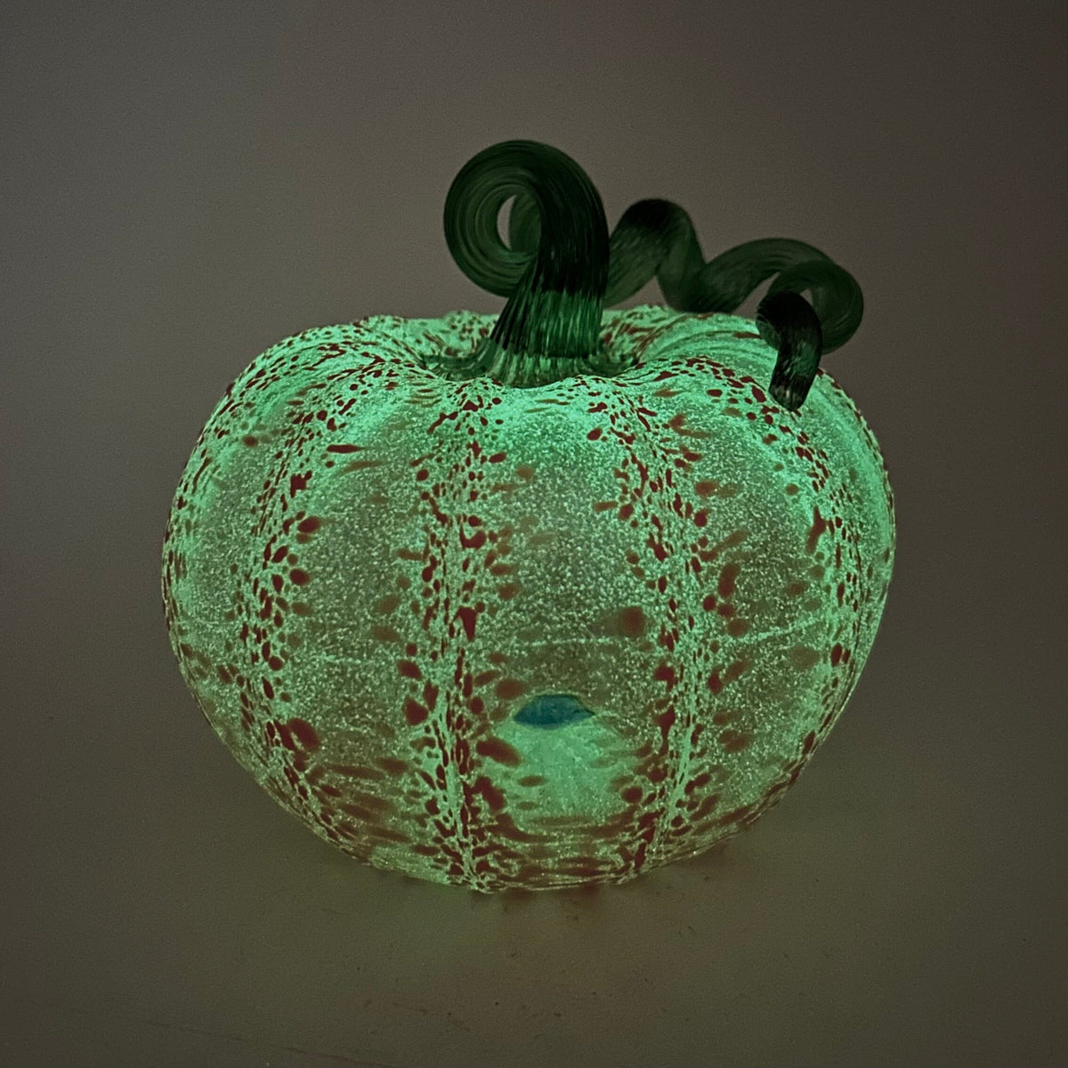 Daily Glow Pumpkin 1233 Squat Daily Pumpkin Luke Adams Glass Blowing Studio 