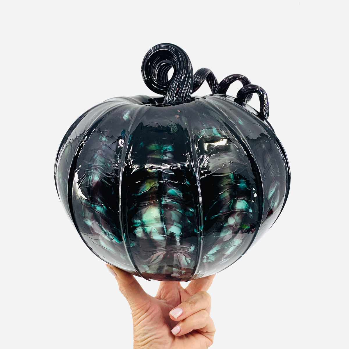 Daily Pumpkin 409 Fall Large Daily Pumpkin Luke Adams Glass Blowing Studio 