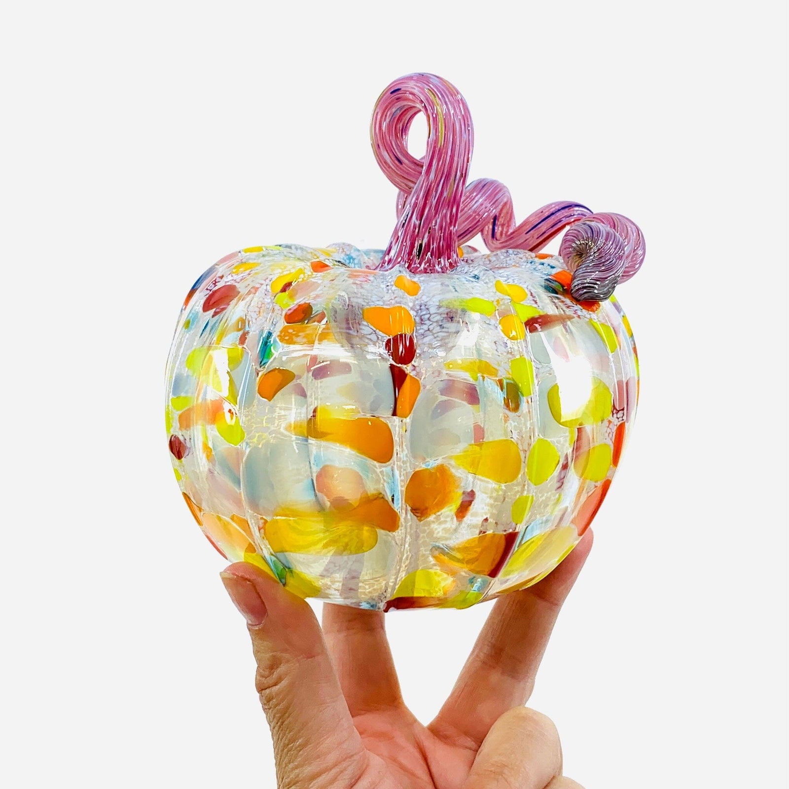 Daily Pumpkin 2268 Squat Gabby Luke Adams Glass Blowing Studio 