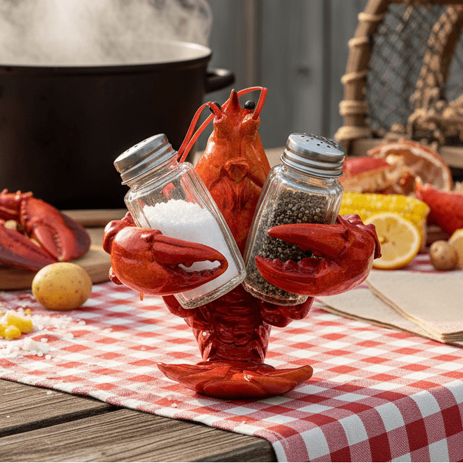 Lobster Salt and Pepper Shaker Chesapeake Bay 