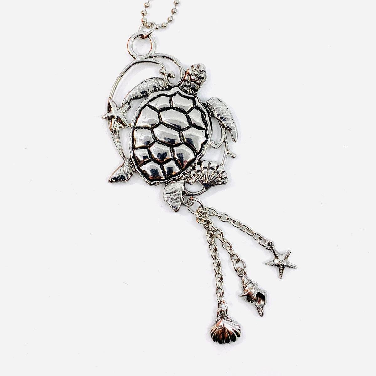 Sea Turtle Shimmer Car Charm Ornament GANZ 