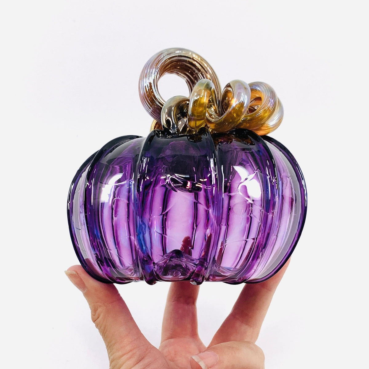 Daily Pumpkin 3065 Oops Squat Gabby Luke Adams Glass Blowing Studio 